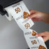 Happy 50th Birthday Gifts for Men Women, 3-Ply Toilet Paper Roll, 50th Birthday Toilet Paper, Gag Funny Birthday Gift Novelty for 50 Birthday Part...