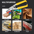 Heavy Duty Scissors, Cardboard Scissors, with Finely Serrated High Carbon Stainless Steel Blades- easy Cuts Electrical Cable Notch, Gardening Prun...