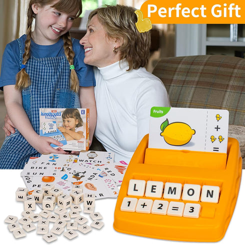 Educational Toys for Kids Ages 3-8, Matching Letter Spelling Game ABC Learning, Easter Children’s Day Halloween Xmas Birthday Party Gifts for 3 4 ...