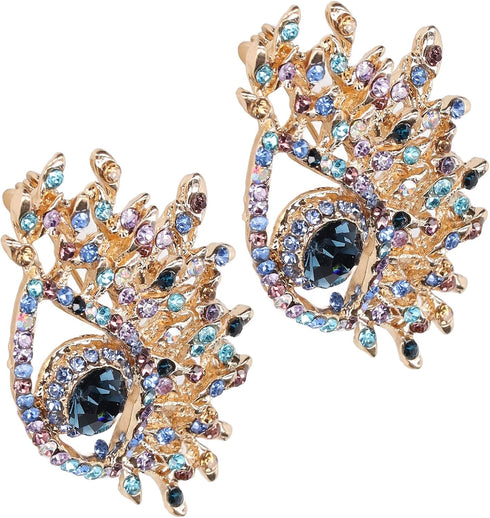 Pssopp 2Pcs Brooches for Women, Premium Alloy Blue Evil Eye Brooch for Wedding Party Christmas Decoration Gifts...