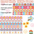 80Ft Groovy Bulletin Board Borders Boho Smile Rainbow Daisy Sun Retro Floral Pink Hippie Trim Boarders Bulletin Board Stickers for Classroom Offic...