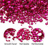 5320Pcs Nail Art Rhinestones Kit 6 Sizes (1.5-6 mm) with Storage Organizer Box/Wax Pencil/Tweezers for Nail Art Craft (Plum Red)...