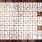 1 Inch Alphabet Letter Stencils for Painting, 70 Pcs Magic Letter Stencils and Numbers, Reusable Plastic Art Craft Stencils for Painting on Wood S...
