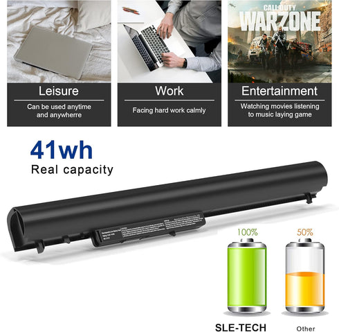 SLE-TECH Laptop Battery for HP OA04 OA0404 OA03 746641-001 740715-001 HSTNN-LB5Y TPN-C113 HSTNN-LB5S HSTNN-PB5Y F3B94AA 240 G2 250 G3 TPN-F113 TPN...