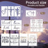 Christian Stencils for Painting - 16 Pcs Christian Stencils for Painting on Wood, Fogiven Cross Stencils for Painting on Wall Home Decor, Religiou...
