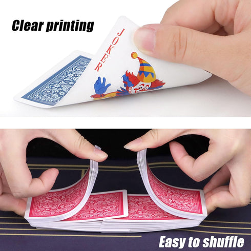 Playing Cards 2 Pack,2 Decks of Cards,Playing Card Games for Adults,Poker Cards Professional,Standard Playing Cards Set,Suitable for Game Night,Va...