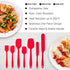 Silicone Spatula Set of 7, P&P CHEF Heat-Resistant Rubber Spatulas Kitchen Utensils Set for Non-stick Cooking Baking Mixing, Seamless & Flexible D...