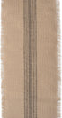 DII Jute Burlap Collection Kitchen Tabletop, Table Runner, 14x108, Middle Stripe Gray...