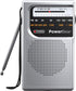 PowerBear Portable Radio | AM/FM, 2AA Battery Operated with Long Range Reception for Indoor, Outdoor & Emergency Use | Radio with Speaker & Headph...