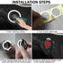 Push Start Button Cover fit for Dodge Challenger Charger Durango Journey Aluminum Alloy Engine Start Stop Button Cover Protector for Dodge Interio...