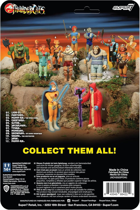 Super7 ThunderCats ReAction Figures Wave 06 - Mirror Lion-O Action Figure...