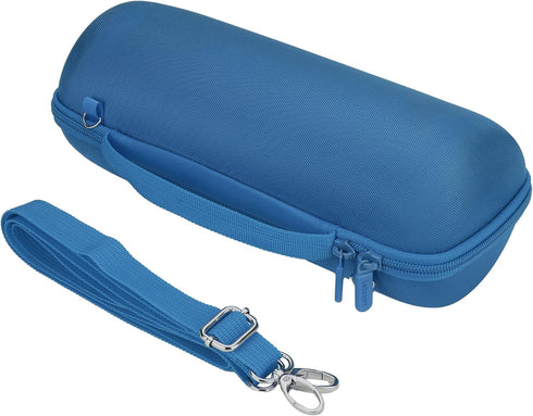 Hard Case Compatible with JBL Charge 5 Charge 4 Waterproof Bluetooth Speaker (Blue Case)...