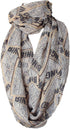 Bingo Cards Infinity Circle Loop Scarf...