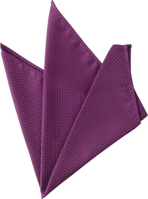 Jacob Alexander Men's Tone on Tone Houndstooth Pocket Square...