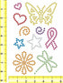 Rhinestone Genie Variety Magnetic Rhinestone Template, Black...
