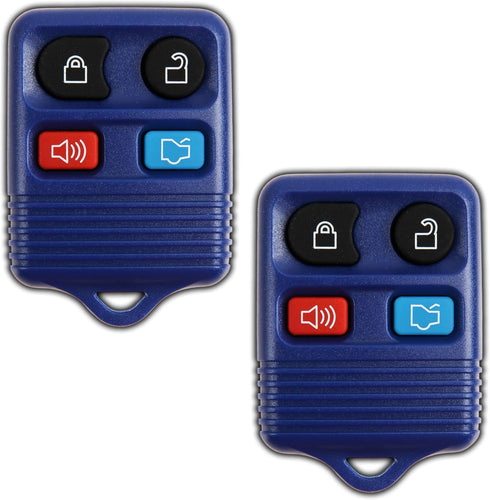 2X KeylessOption Key Fob for 2005 2006 2007 2008 2009 2010 2011 2012 2013 2014 2015 Ford F150 Explorer Ranger Mustang Lincoln Mazda Mercury Remote...