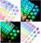 840 Sheets Luminous Origami Stars Papers Strips Lucky Star Paper Strips Glow in The Dark Origami Paper Star Folding Paper Strips DIY Handmade Craf...