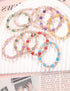PIPITREE 16PCS Crystal Bracelet Beaded Bracelets for Women, Colorful Stackable Stretch Beads Bracelets Healing Crystals Rhinestone Spacers Anxiety...