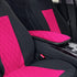 FH Group Diamond Pattern Neosupreme Center Console Pad Water-Resistant Black Seat Box Cover Protector fits Most Cars, SUVs, and Trucks Pink...