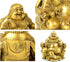 Fengshui Buddha Statue for Lucky & Happiness God of Wealth,Laughing Buddha on Emperor`s Dragon Chair,Brass Buddhist Statues and Sculptures Home De...