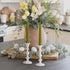 Rely+ White Candle Holders Set of 2 Decorative Centerpiece Table Candlesticks Holders for Taper Candles Home Decor Candle Holders for Dinner Party...