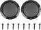 X AUTOHAUX 2pcs Grill Cover 5inch Mesh Protector Car Speaker Cover Woofer Subwoofer Grill Black...