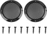 X AUTOHAUX 2pcs Grill Cover 5inch Mesh Protector Car Speaker Cover Woofer Subwoofer Grill Black...