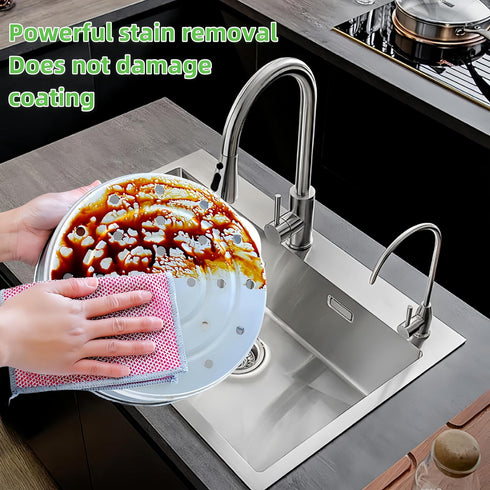 2024 New Multipurpose Wire Miracle Cleaning Cloths,Wire Dishwashing Rags for Wet and Dry,for Kitchen, Sinks, Pots, Pans?Easy Rinsing, Reusable?9 P...