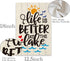 ShuanQ Life is Better at the Lake Garden Flag Double Sided Welcome Flag for Home Yard Outside Lake House Decoration Life is Better at the Lake Fla...