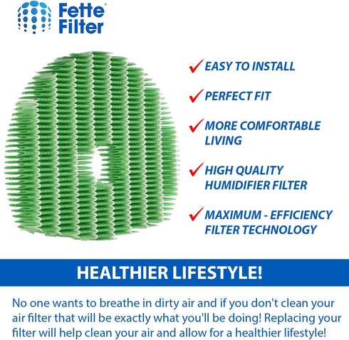 Fette Filter - Humidifier Filter Compatible with Sharp KC-850U and KC-860U