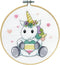 Design Works Crafts Inc. Unicorn Counted Cross Stitch Kit with Hoop, Multi...