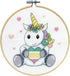 Design Works Crafts Inc. Unicorn Counted Cross Stitch Kit with Hoop, Multi...