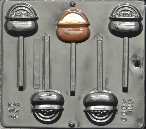 Pot O' Gold Lollipop Chocolate Candy Mold Saint Patricks Day 4009...
