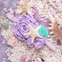 YanJie Mermaid Headbands Baby Girl Bows Starfish Baby Girl Hair Accessories for Party Lavender Headbands Newborn Bows Aqua Glitter Mermaid Accesso...