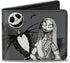 Buckle-Down Men's Disney Wallet, Bifold, Nightmare Before Christmas Jack Sally Zero Cemetery Scene, Vegan Leather, Multicolor, Standard Size...