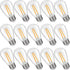 S14 Replacement LED Light Bulbs, Shatterproof & Waterproof 2W S14 LED Bulbs, Outdoor String Lights , E26 Base Patio Edison LED Light Bulbs, Warm W...