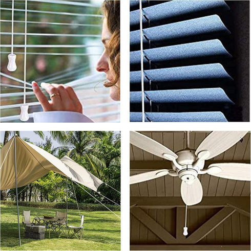 PH PandaHall 1.5mm 100 Yards Black Nylon Cord Wind Chime Cord Replacement Lift Shade Blind String for Windows Roman Rollers Repair Gardening Plant...