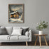 Posterizer 1 pcs-old farm house in snowy winter nature-in oil painting style-19-Landscape & Nature Art-Living Room Bedroom Decor- unframed wall ar...