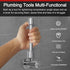 Plumbing Tools Angle Stop Wrench, Angle Stop Removal Tool for Professional Plumber, Plumbers Wrench Tools for Installing a New Compression Angle S...