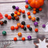 1510PCS Halloween Beads for Jewelry Making Pumpkin Skull Beads Polymer Clay Beads Evil Eye Beads Enamel Halloween Charms for Bracelet Necklace Ear...