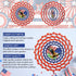Hanging Wind Spinners Outdoor, American Flag Eagles Patriotic Wind Spinner 12in Large Metal 3D Art Kinetic Craft Spinner for Garden Sculptures Dec...