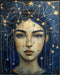 Posterizer 1 pcs-woman in the stars and constellations -1-Astrology & Zodiac Art-Fantasy & Fiction Art-Gifts for Women-Decor for Home & Office- un...