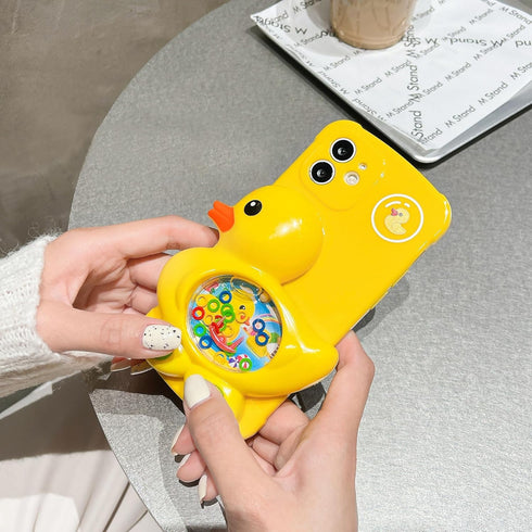 LMA Funny Phone Case Phone 13 Pro with 3D Duck Games Novelty Phone Case Cute Games Play Case Soft Silicone for Teen (Compatible with iPhone Case 1...
