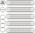 Loose Leaf Binder Rings 1-Inch?100 Pack? Office Metal Book Rings, Nickel Plated Steel Key Rings for School?Sliver...