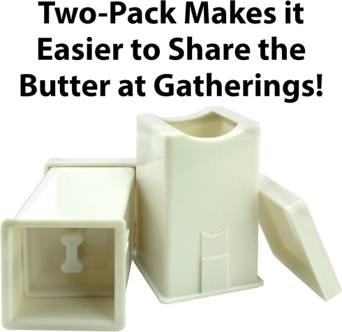 Mess-Free Butter Spreader 2 Pack by Avant Grub. Dishwasher Safe Corn Cob Butterer. Holder Spreads Butter Evenly On Pancakes, Waffles, Bagels, and ...