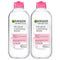 Garnier Micellar Water, Hydrating Facial Cleanser & Makeup Remover, Suitable for Sensitive Skin, Vegan, Cruelty Free, 13.5 Fl Oz (400mL), 2 Count...