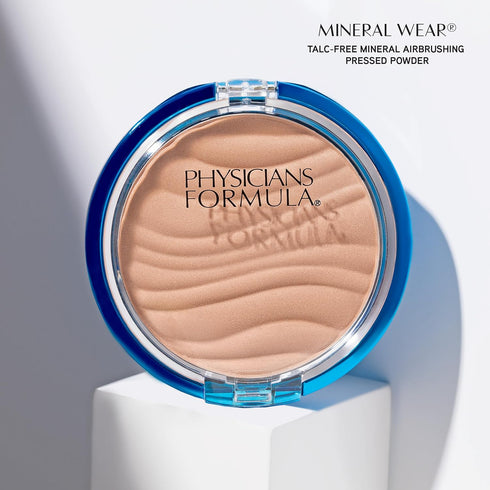 Physicians Formula Mineral Wear Talc-Free Mineral Airbrushing Pressed Powder Beige | Dermatologist Tested, Clinically Tested...