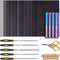 Resin Casting Tools Set, 23 Piece - Sanding & Polishing Kit - Includes Sandpaper, File, Blocks, Scissors, Wooden Brush for Epoxy Resin Jewelry...