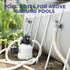 Pool Hose for Above Ground Pools, 1.25" Diameter Pool Pump Replacement Hose 41 Inches Length Swimming Pool Hose with 2 Pcs Hose Clamps...