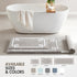 Madison Park Evan 100% Cotton Bathroom Rug Non Slip Backing-Luxrurious Tufted Plush Bath Mat Absorbent, Quick Dry, Spa Design Shower Room Décor, 2...